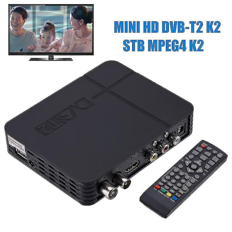 Portable Dvb-t2 Stb Mpeg4 K2 High Clarity Digital Tv Box Set-top Receiver Tuner Receptor