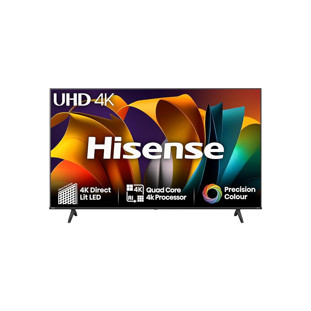 Hisense 43 Inch 4K Smart,TV 43A6NTUK,Dolby Vision,Game Mode 2024 Model