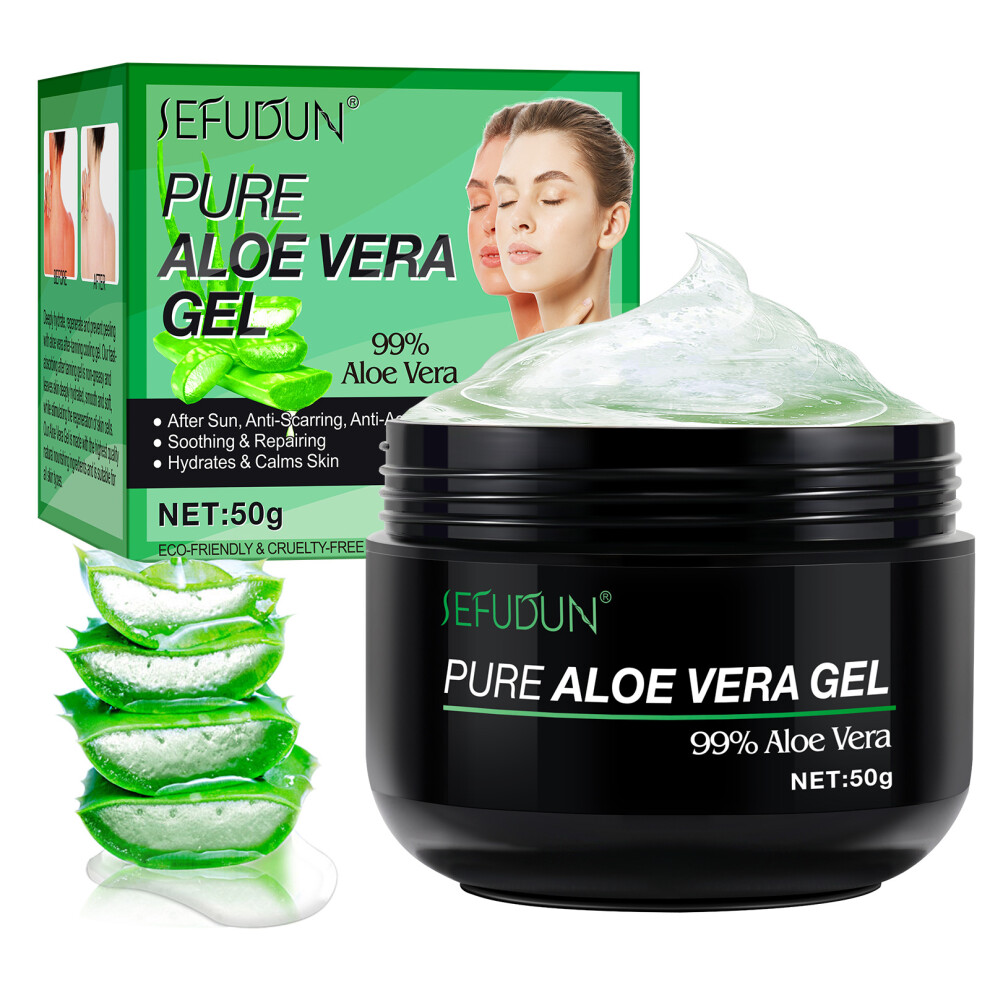 Closkye Aloe Vera Gel Moisturizing Essence, Anti-Acne, Moisturizing, Repairing, Balancing Water And Oil