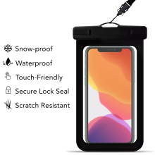 (For All Smartphones (6.1inch)) Waterproof Case Underwater Phone Cover Dry Bag Universal Pouch For Smartphones