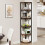 Tribesigns Tribesigns corner shelf, 170 cm high rustic bookcase 5