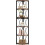 Tribesigns Tribesigns corner shelf, 170 cm high rustic bookcase 8