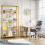 Tribesigns Tribesigns Bookcase 180 cm High Gold Tiered Bookcase 4