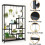 Tribesigns Tribesigns Flower Stand 5 ripiani per piante con 10 ganci a S 7