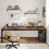 Tribesigns Tribesigns Computer Desk 200x70x75cm, Double PC Office Table, Brown 4