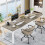 Tribesigns Tribesigns Computer Desk 200x70x75cm, Double PC Office Table 2