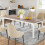 Tribesigns Tribesigns dining table 200 cm for 8 people in industrial style 8
