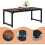 Tribesigns Tribesigns dining table 180 x 80 cm kitchen table for 6-8 people 8