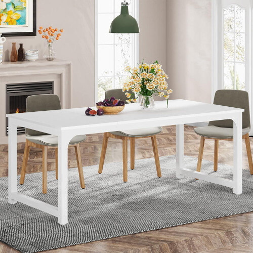 Tribesigns Tribesigns dining table 180 x 80 cm kitchen table for 6-8 people 1