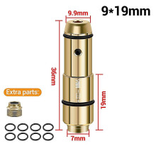 (9x19mm) Tactical Training Laser Bullet 9mm Bore Sight For Dry Fire Training 380acp