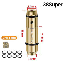 (38Super) Tactical Training Laser Bullet 9mm Bore Sight For Dry Fire Training 380acp