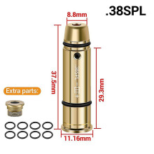(38SPL) Tactical Training Laser Bullet 9mm Bore Sight For Dry Fire Training 380acp