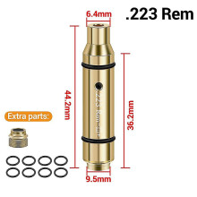 (223Rem) Tactical Training Laser Bullet 9mm Bore Sight For Dry Fire Training 380acp