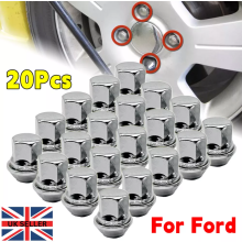 20X ALLOY WHEEL NUTS FORD FOCUS MK1 MK2 MK3 ST RS M12 X 1.5 19MM 2007