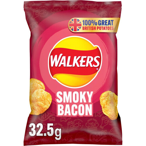 Walkers Walkers Smoky Bacon Crisps 32 x 32.5g 1
