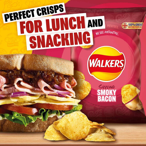 Walkers Walkers Smoky Bacon Crisps 32 x 32.5g 2