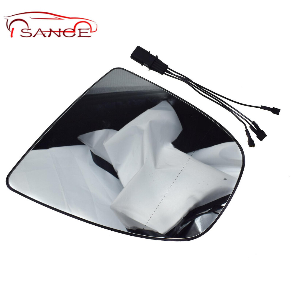 (Left Side) Car Rear View Mirror Side Door Mirror Glass Four-Plug Belt Cable 51167174981 51167174982 For Bmw X5 E70 X6 E71 E72 2007-2014 8994439833891