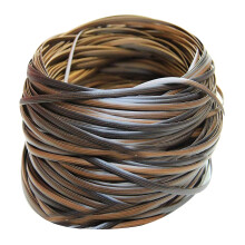 (Brown) 32m Patio Furniture Repair High Strength Plastic Rattan Wicker Kit Flat Portable New
