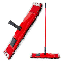 2 x Microfibre Flat Head Mops For Cleaning Wet Or Dry Floors