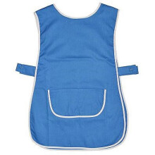 (Hospital Blue, M) Tabard Apron With Pockets