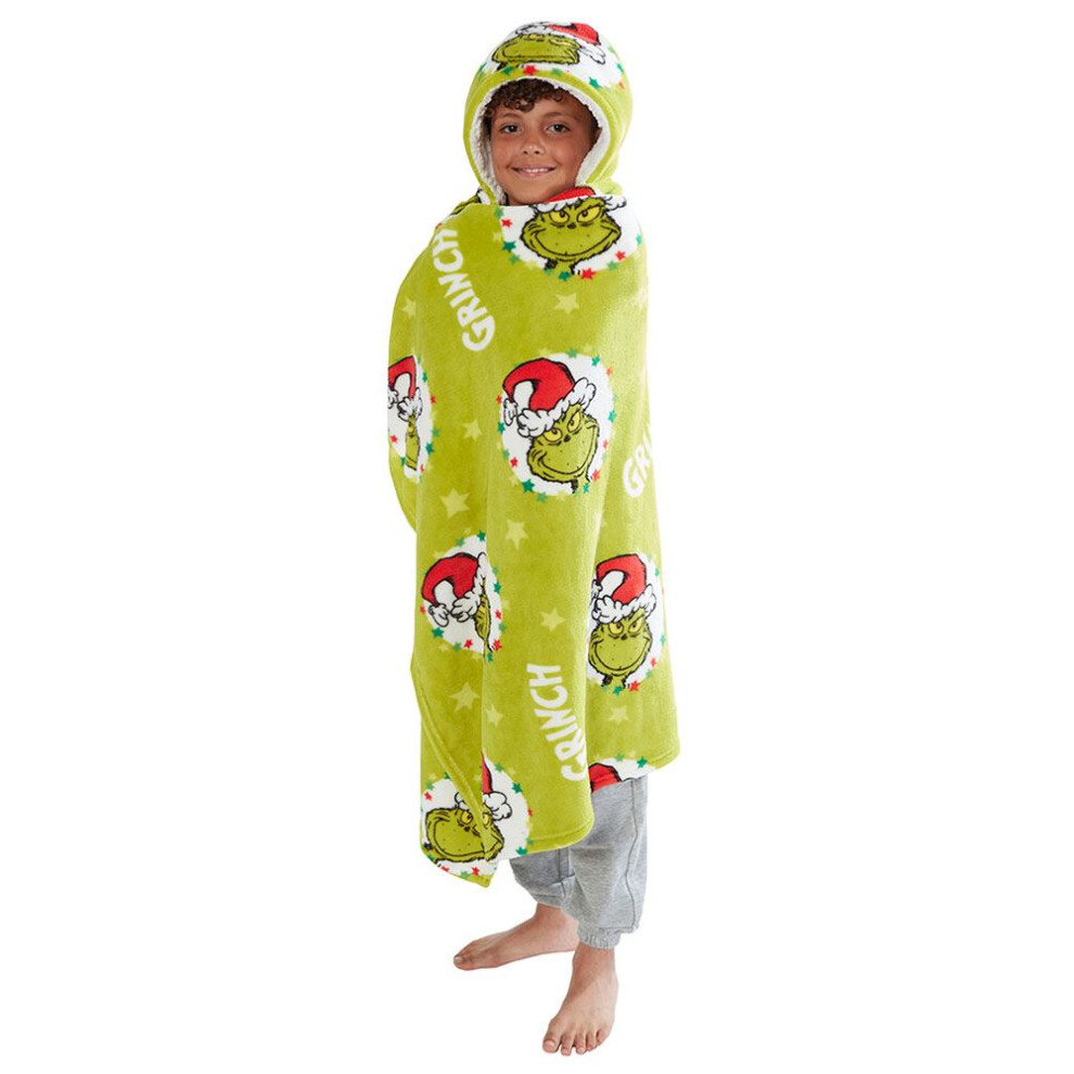 Spider-Man The Grinch Youths Hooded Blanket Not,Specified