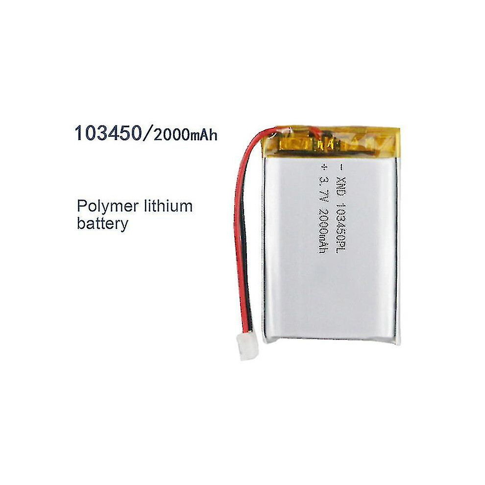 103450 3.7V 2000Mah Lipo Polymer Lithium Rechargeable Battery 9372166285548