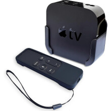 Apple Tv Mount, Wall Mount Bracket Holder Compatible with Apple Tv 4th And 4k