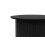 Round Fluted Coffee Table Black Axel Birlea 3