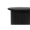 Round Fluted Coffee Table Black Axel Birlea 2