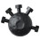 (black) Black Finger Exerciser Stress Relief Ball Wrist Trainer 1