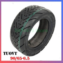 Tuovt 90/65-6.5 Tire 11inch Road Tire Tubeless Vacuum Tire For Zero 11x Scooter Dualtron Thunder Electric Scooter