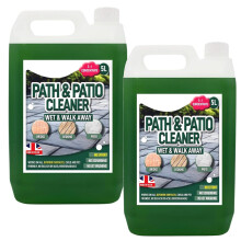 2 x 5 Litre Patio, Path & Driveway Cleaning Solution Removes Stains