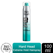 Bed Head by TIGI Hard Head Hairspray for Extra Strong Hold Travel Size 100 ml