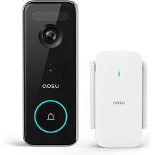 AOSU Video Doorbell Wireless, 5MP UHD, No Monthly Fee