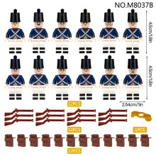 (12pcs-C) 12pcs Royal Navy Pirate Building Toy Minifigures