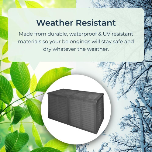 Extra Large Outdoor Garden Storage Box 750L 1