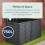 Extra Large Outdoor Garden Storage Box 750L 4