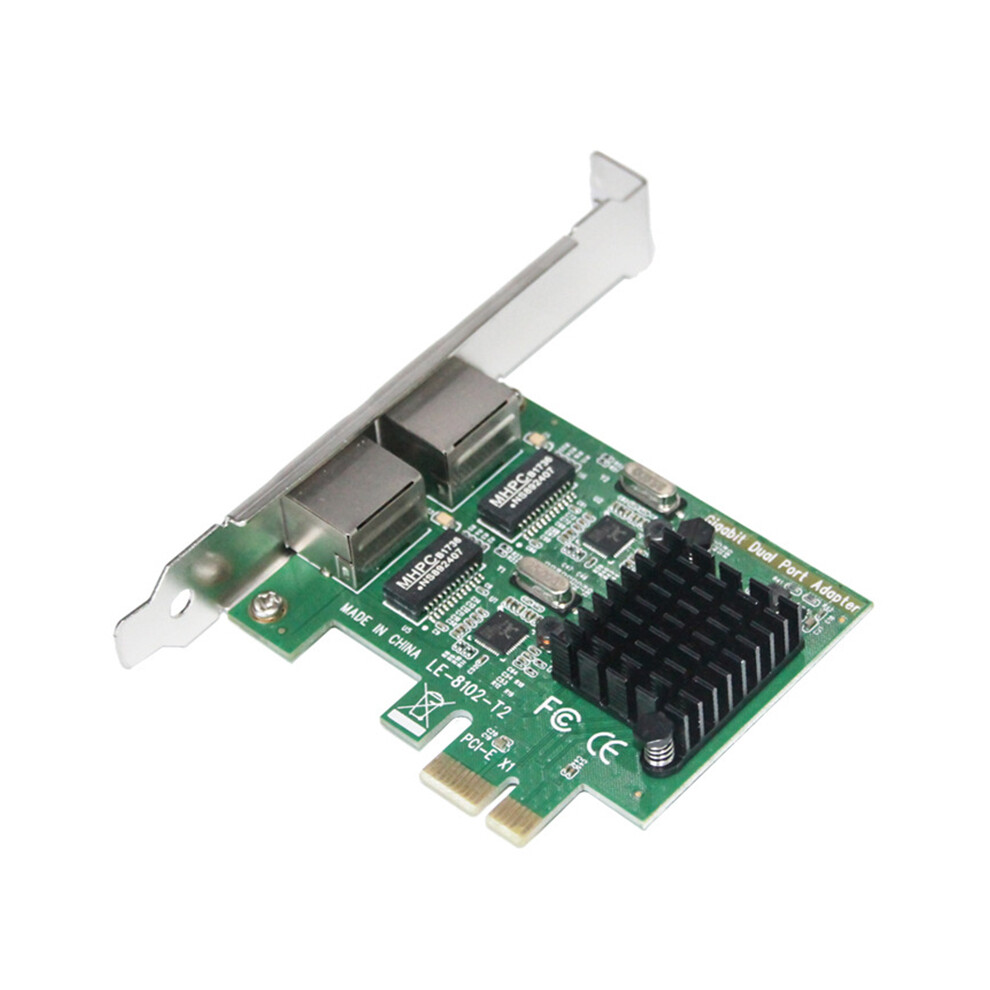 Scheda Di Rete Ethernet Con Interfaccia PCI-E A Doppia Porta 10/100/1000 Mbps