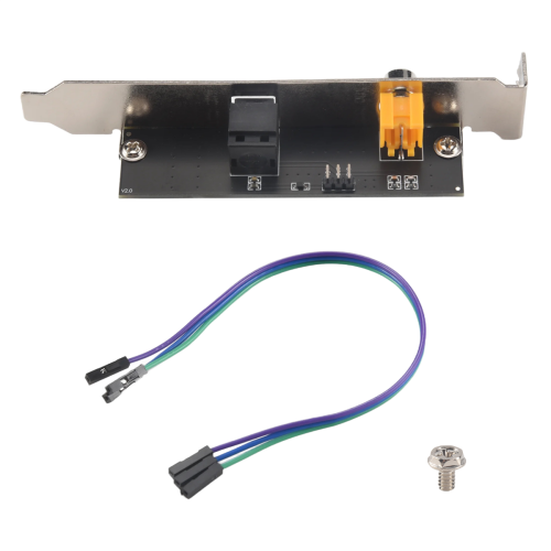 Placa filha SPDIF óptica de 24 bits e 192 kHz e para 2
