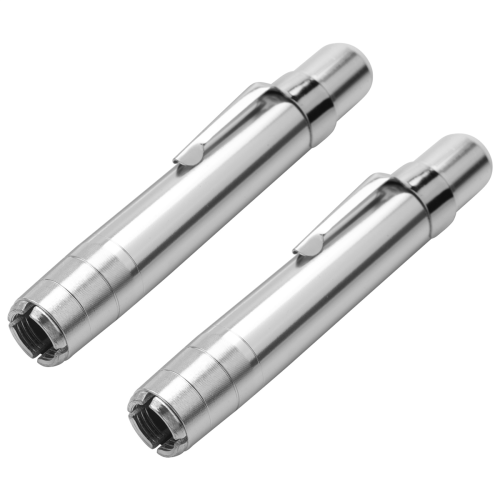 2 PCS Silver Aluminum alloy Chalk Keeper Holder 1