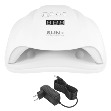 Sun X 54W UV/LED Nail Gel Dryer Lamp with Auto Infrared Sensor, 36 LED Beads, EU Plug, White