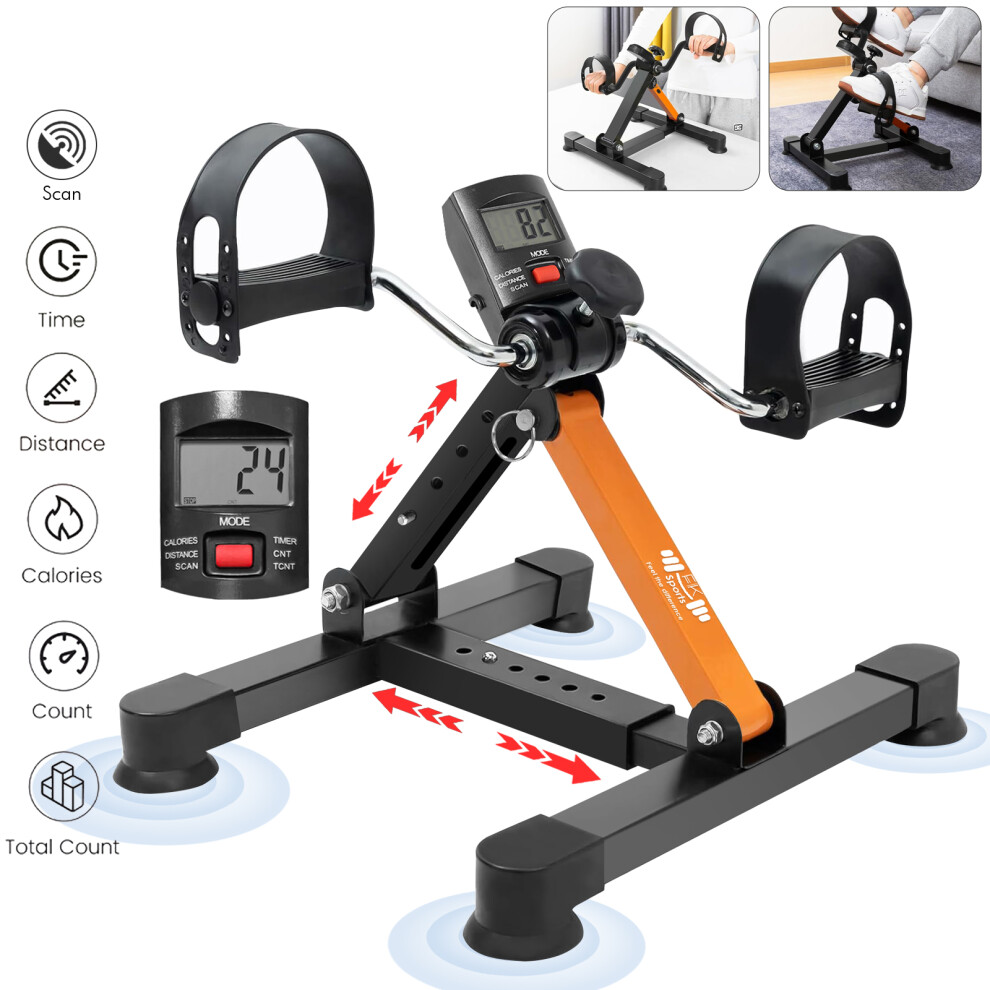 Fk Sports Mini Exercise Bike Pedal Exerciser Fitness Cycling For Arm & Legs