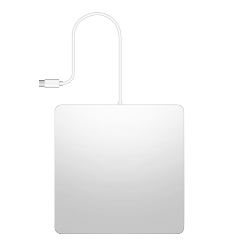 USB External CD/DVD Drive Type C Portable Drive-Free CD ,Silver 1