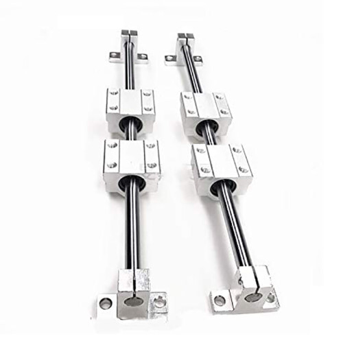 10 peças/conjunto de eixo linear OD12mm 400mm+SCS12UU assento de rolamento linear 1