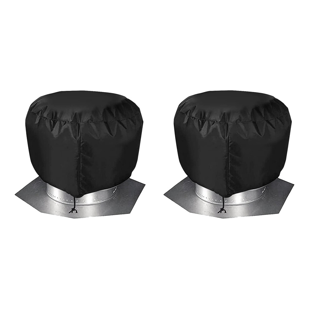 2Pcs Roof Vent Cover House Roof Turbine Hoods Shield Canvas 4853718769174