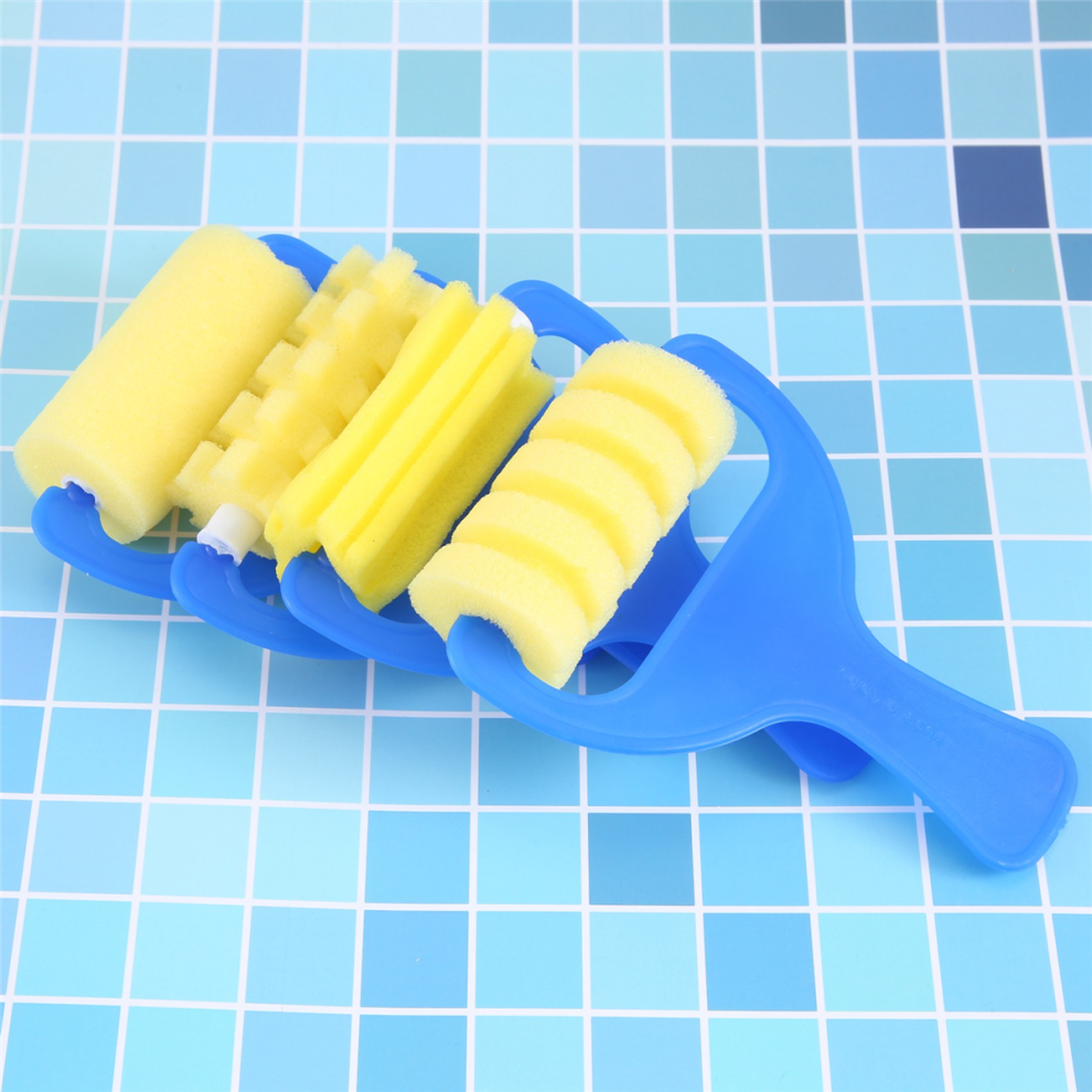Set Of 4Pcs Sponge Paint Roller Brush Diy Children Painting Brushes 4853718750165