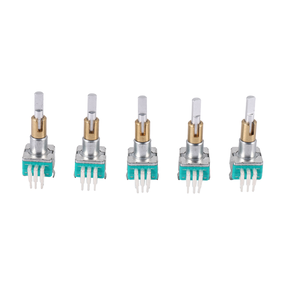5Pcs Ec11ebb24c03 Dual Axis Encoder With Switch 25Mm 4853718746397