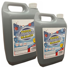 2 x 5L Strong Thick Commercial Bleach For Sanitisation & Disinfection