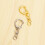 100 PC D Hook Keychain Hardware with Jump Rings, with Chain for Craft 6