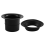 Bass Drum Enhancer ABS Rubber Bass Drum Kick Enhancer ,Black 3